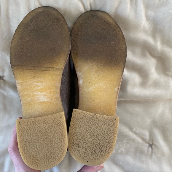 Clark’s Phenia Carnaby taupe gray suede lace up chukka desert low heel boot 6.5 - Picture 4 of 12